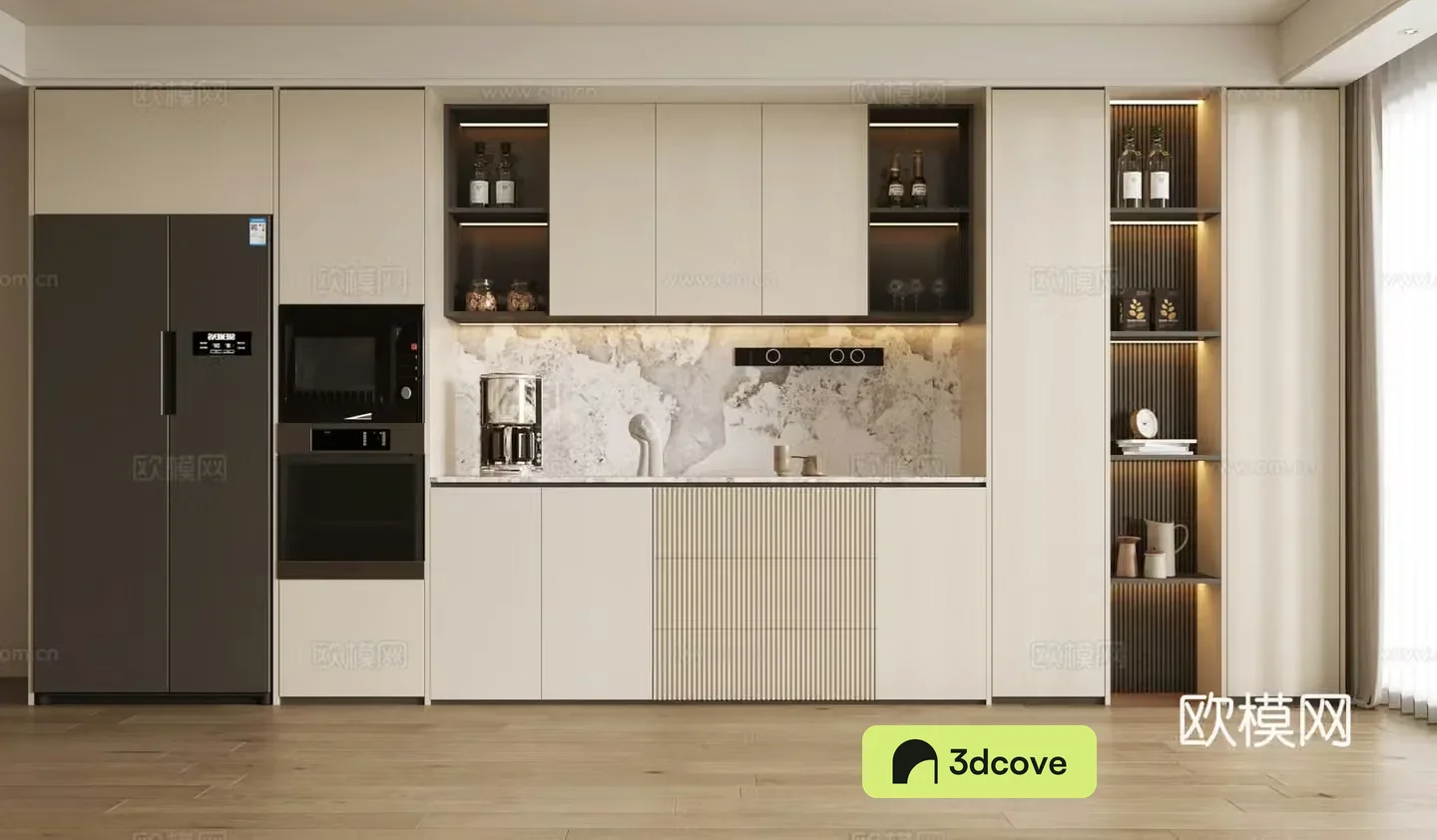 Modern wine cabinet creamy wine cabinet sideboard refrigerator cabinet wine cabinet jewelry ornament