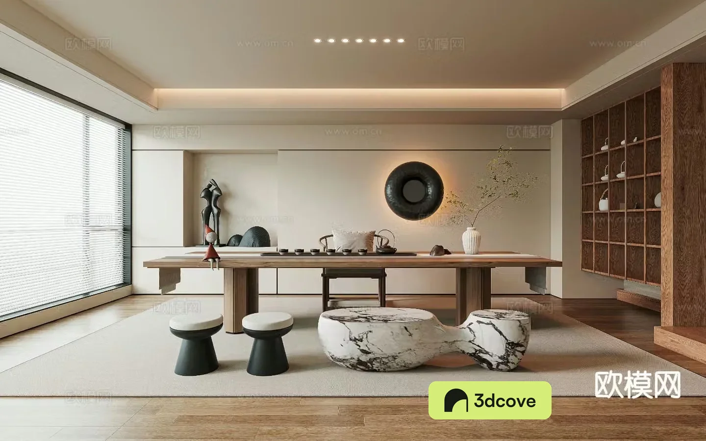 New Chinese tea room