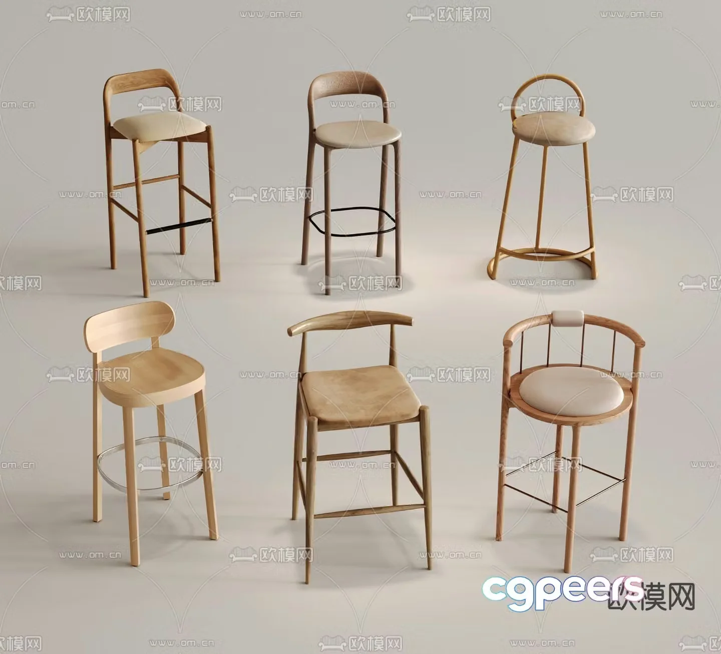 Bar chair bar stool bar stool 3d model