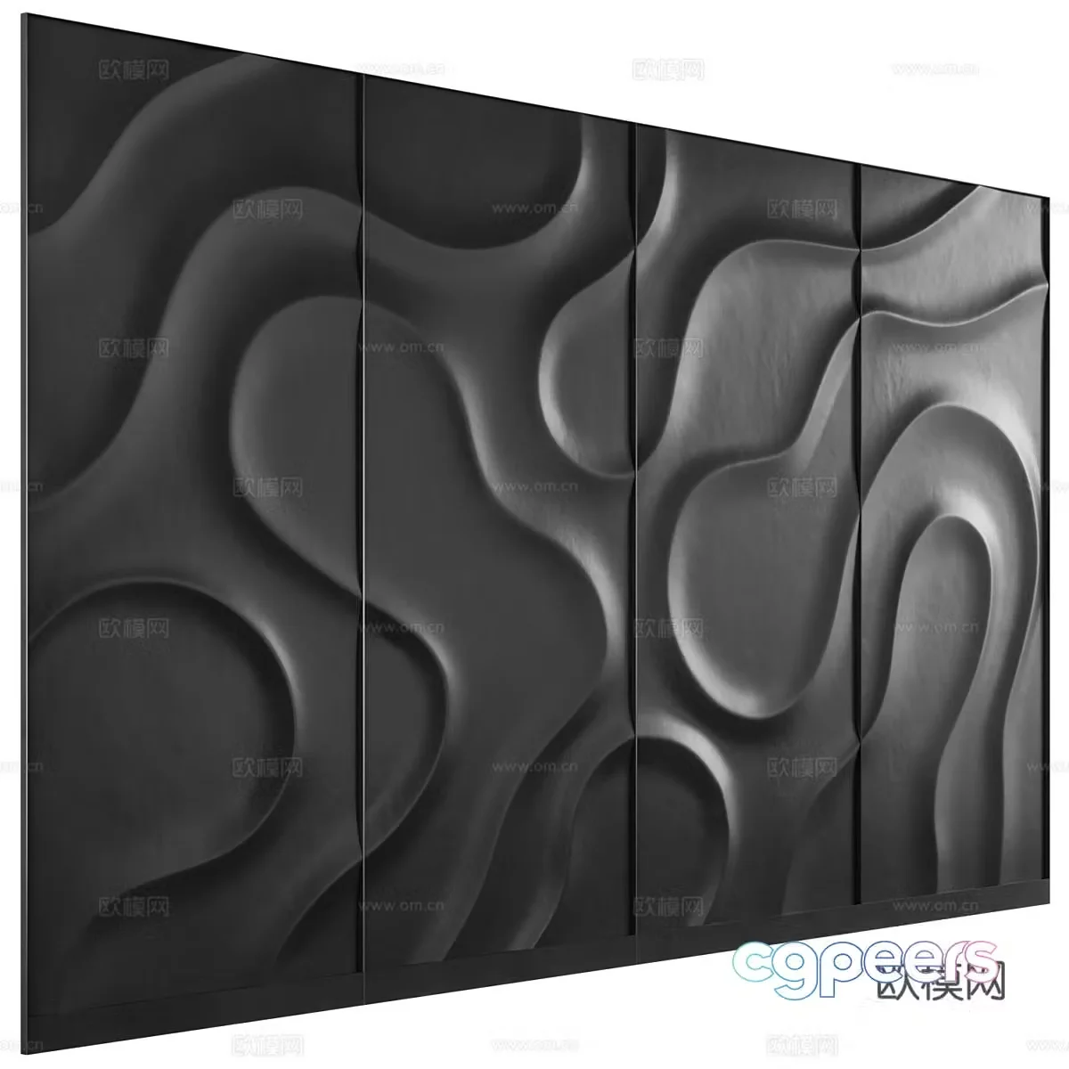 Background wall 3d model