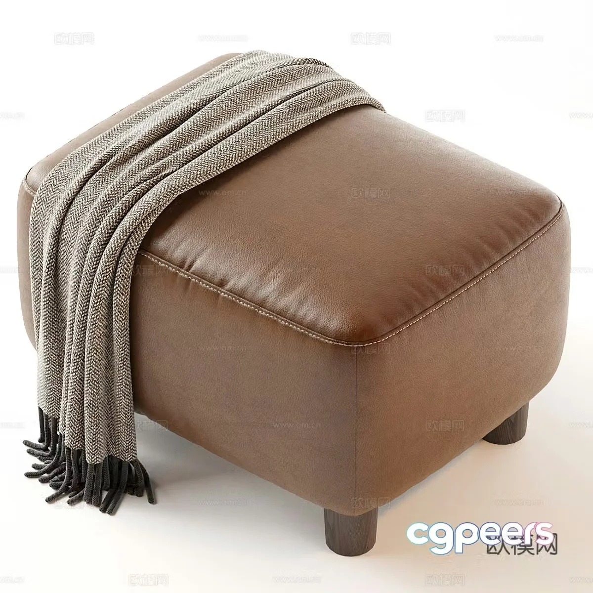 Sofa stool stool 3d model