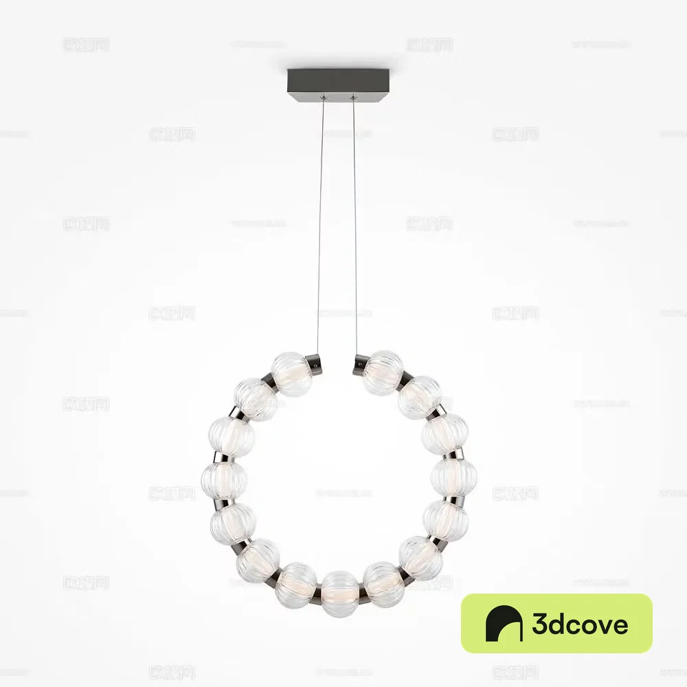 Modern ring restaurant chandeliers
