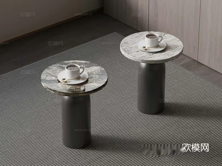 Modern Small Tables 3D Model – 6783 – VRAY Render