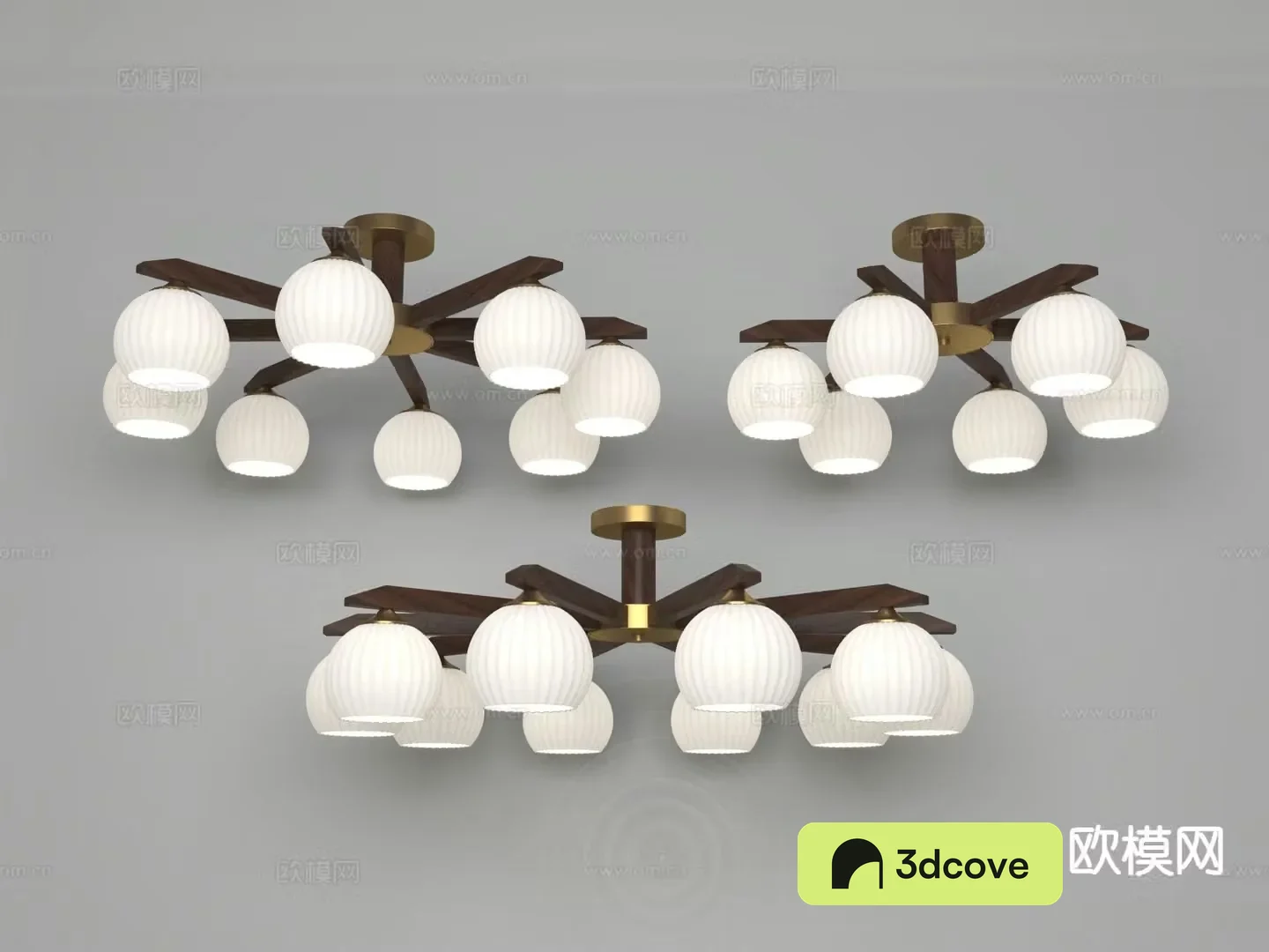Medieval style lampshade chandelier