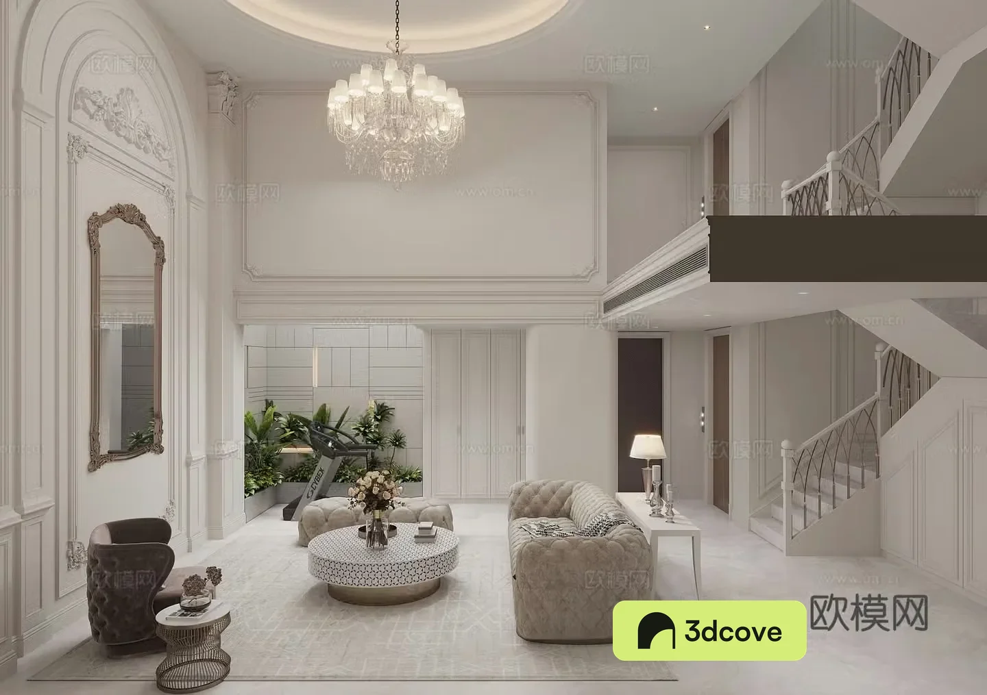 American living room