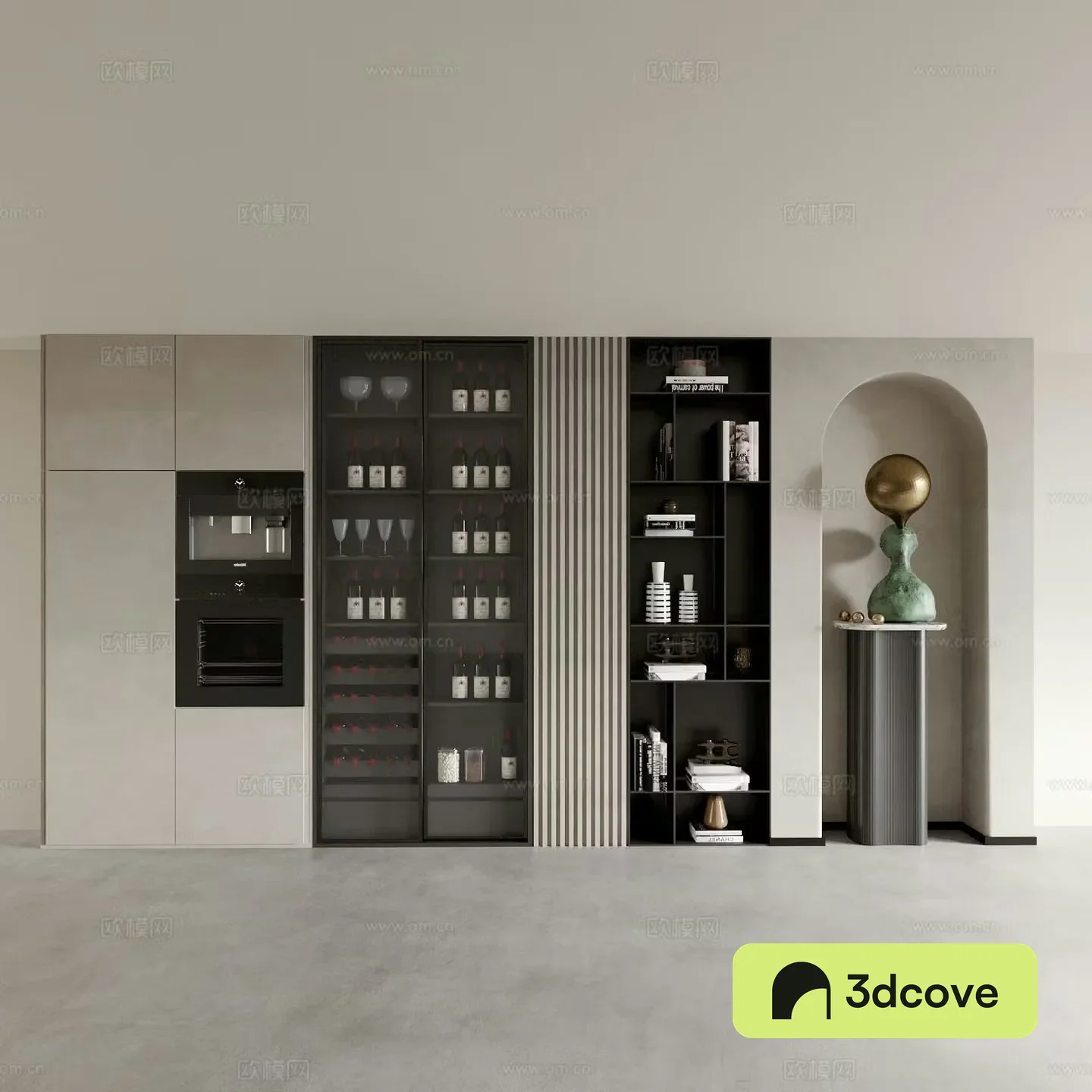 Modern wine cabinet