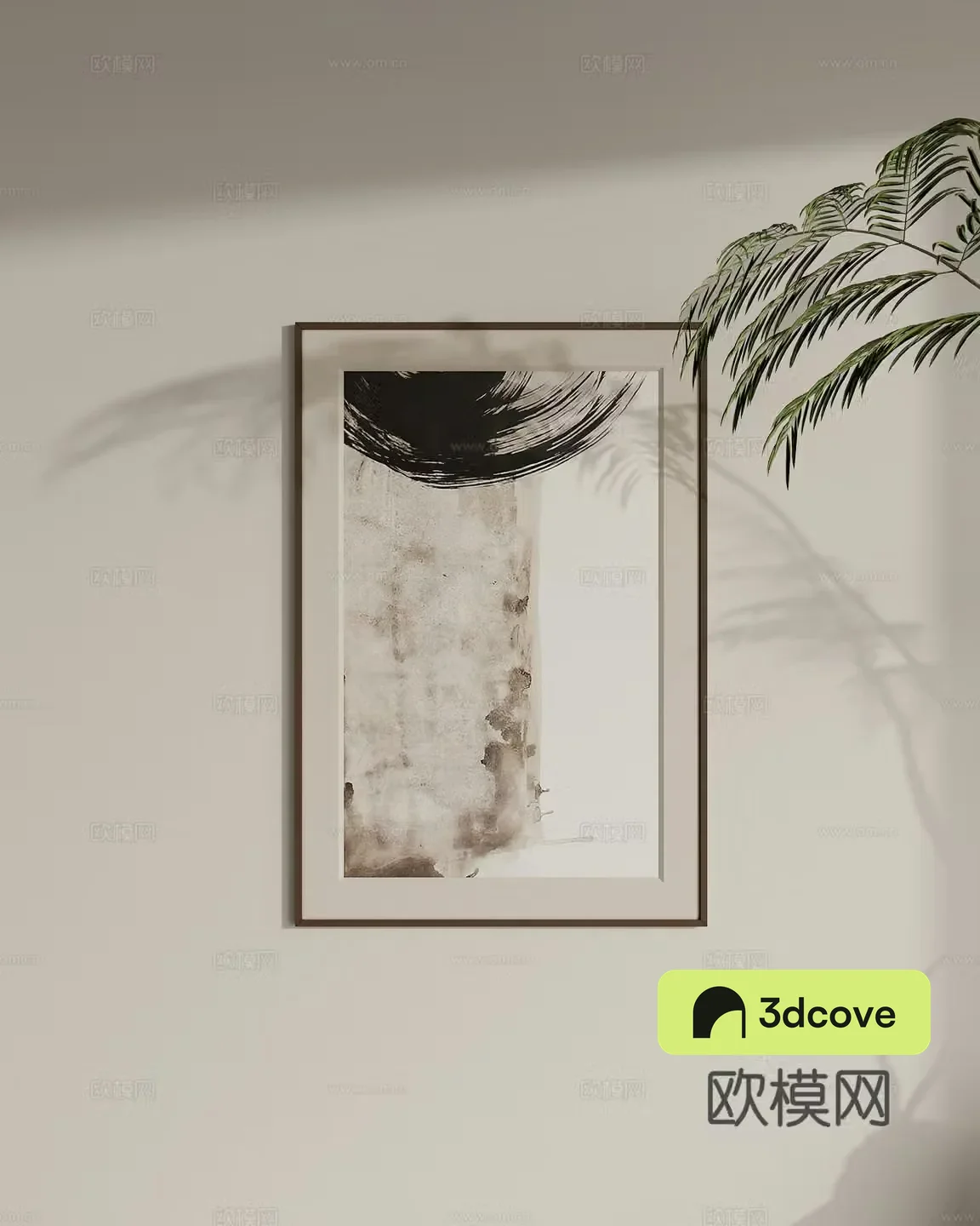 Zen hanging painting texture painting
