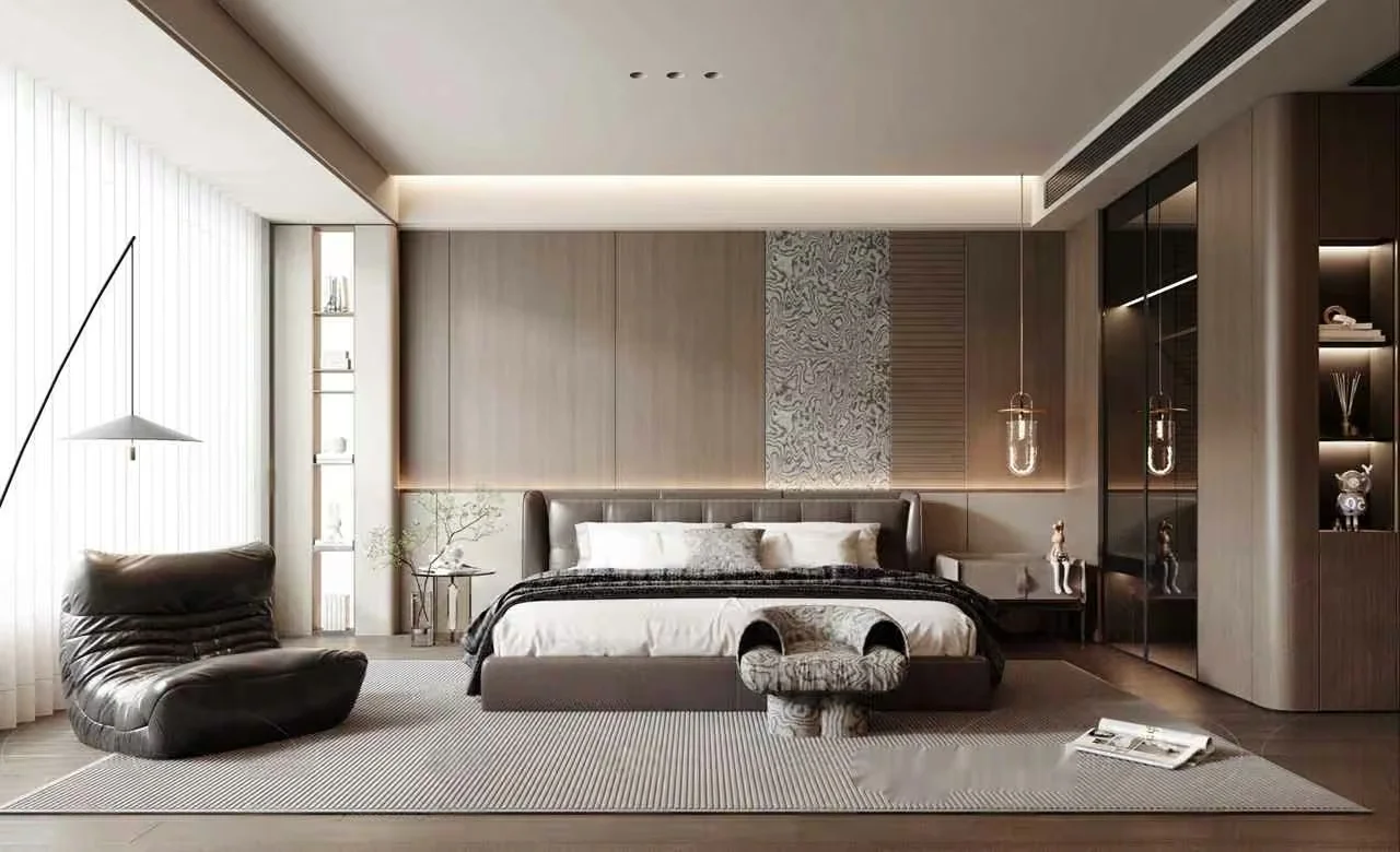 Modern Bedroom 3D Model – 8764 – VRAY Render