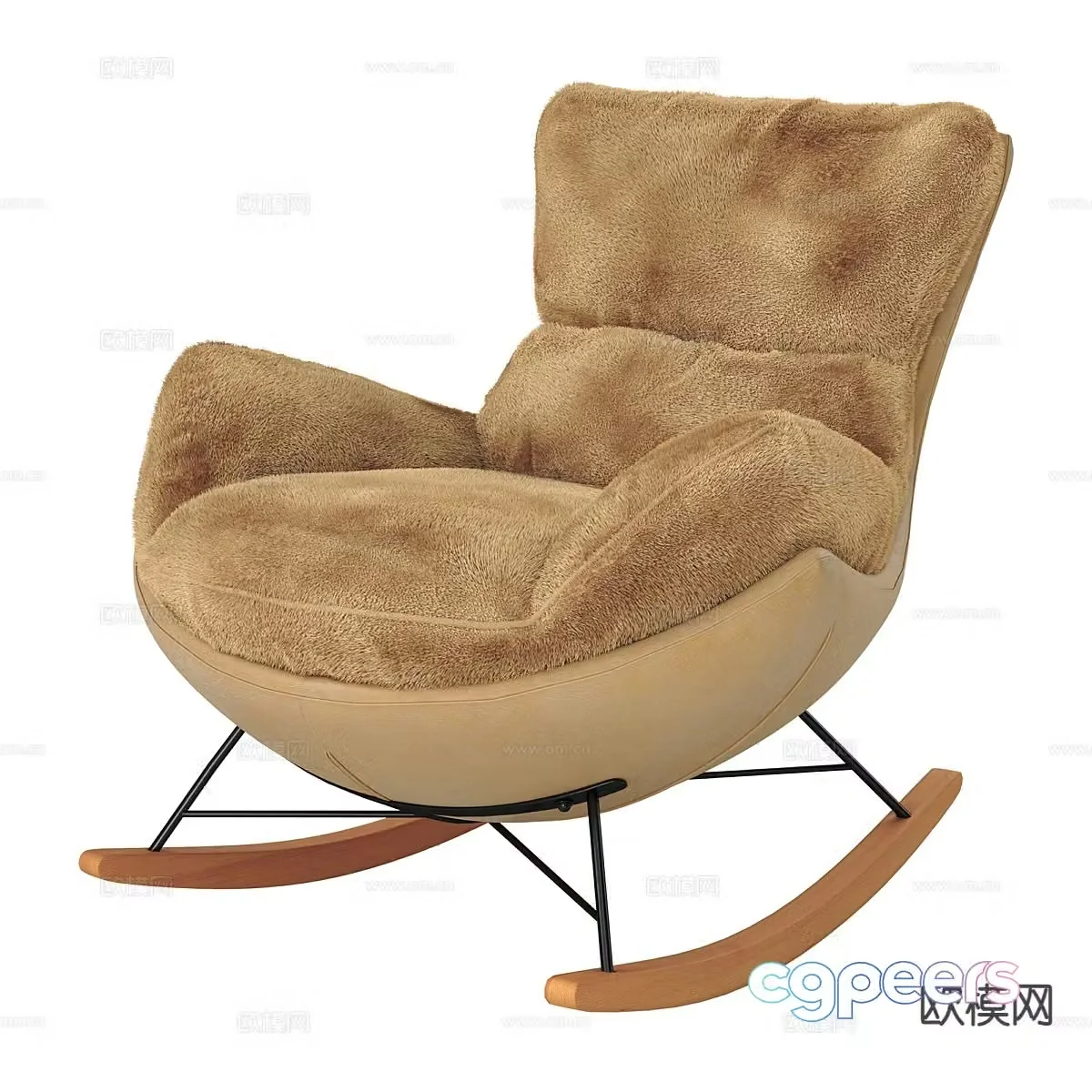 Nordic leisure sofa 3d model