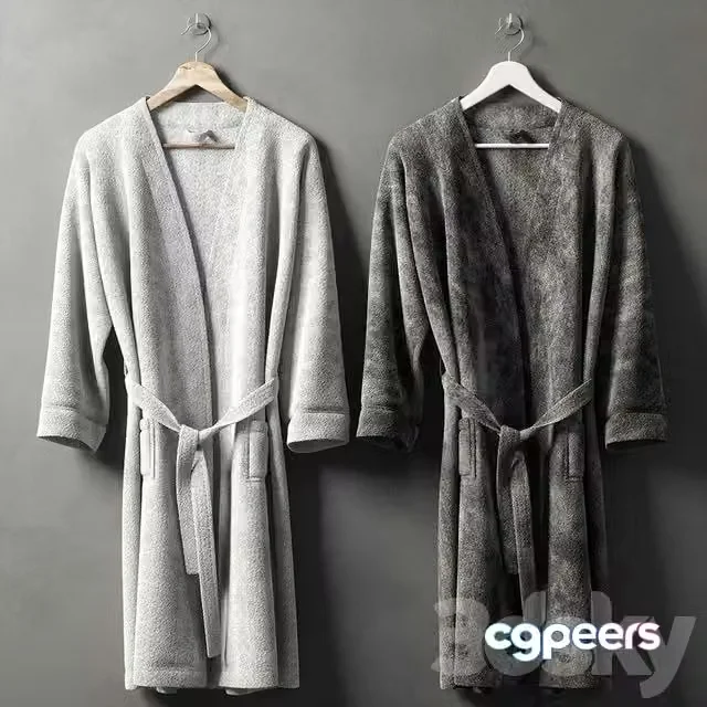 3ds Max Free – Bathroom clothes