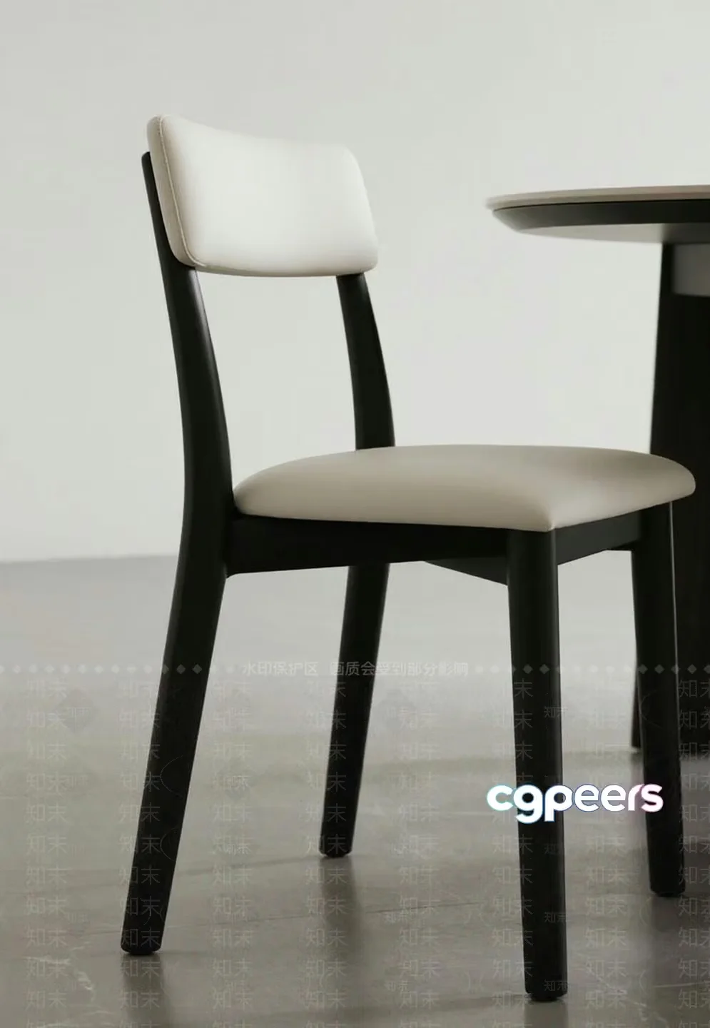 Modern Minimalist Chair 3D Model – 10400 – VRAY Render
