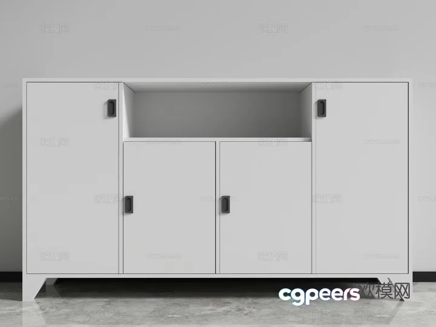 File cabinet tea cabinet locker low cabinet 3D model