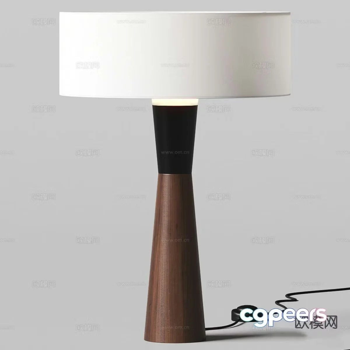 Simple desk lamp 3d model
