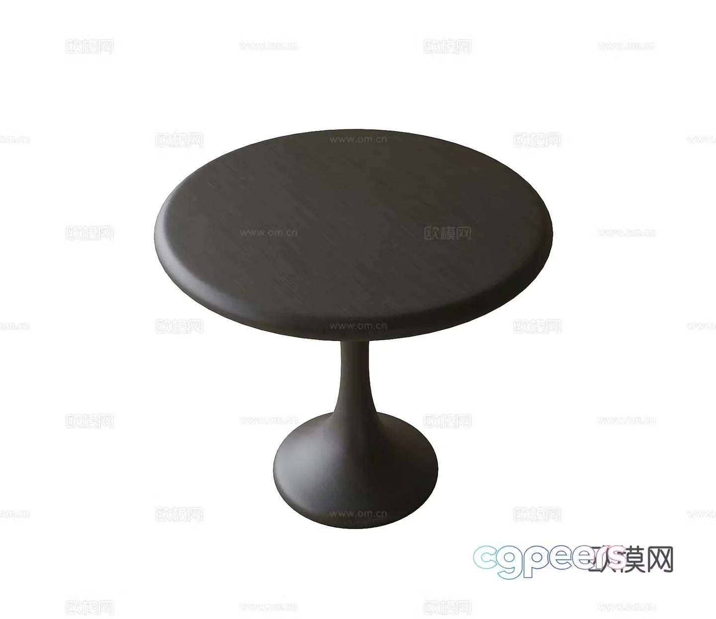 Modern small dining table coffee table negotiation table 3d model