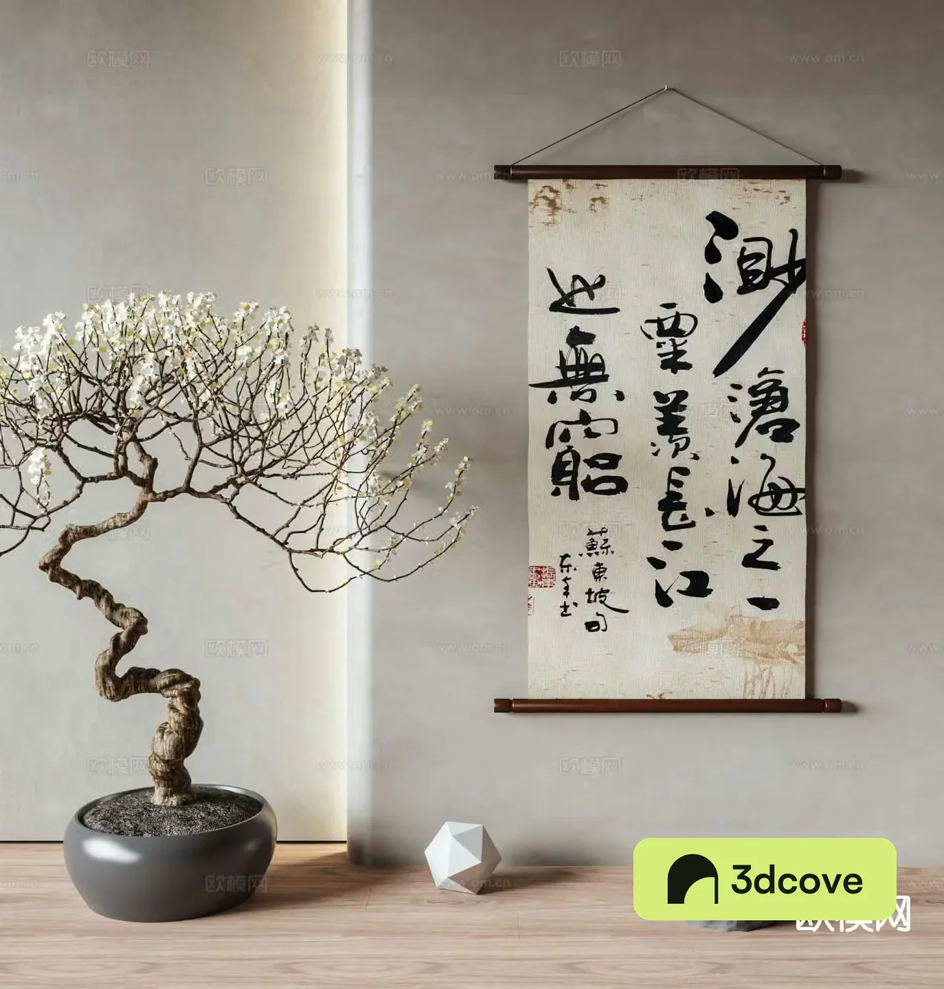 New Chinese calligraphy hanging painting scroll hanging painting decorative painting