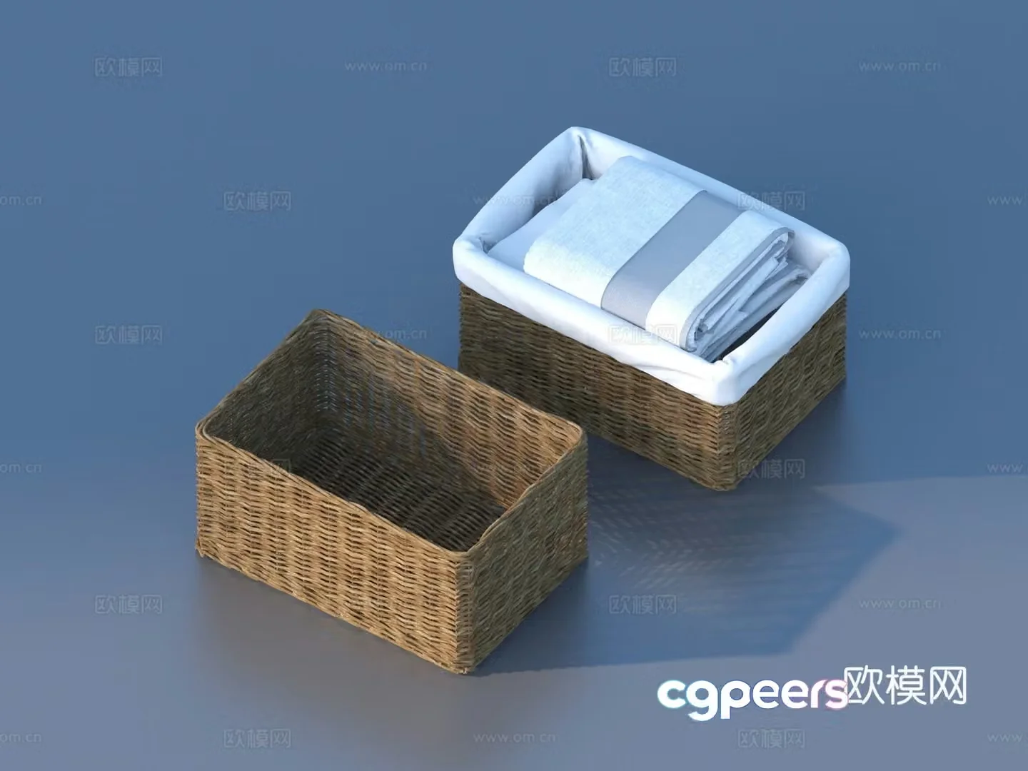 Storage basket Toolbox Storage box 3D model