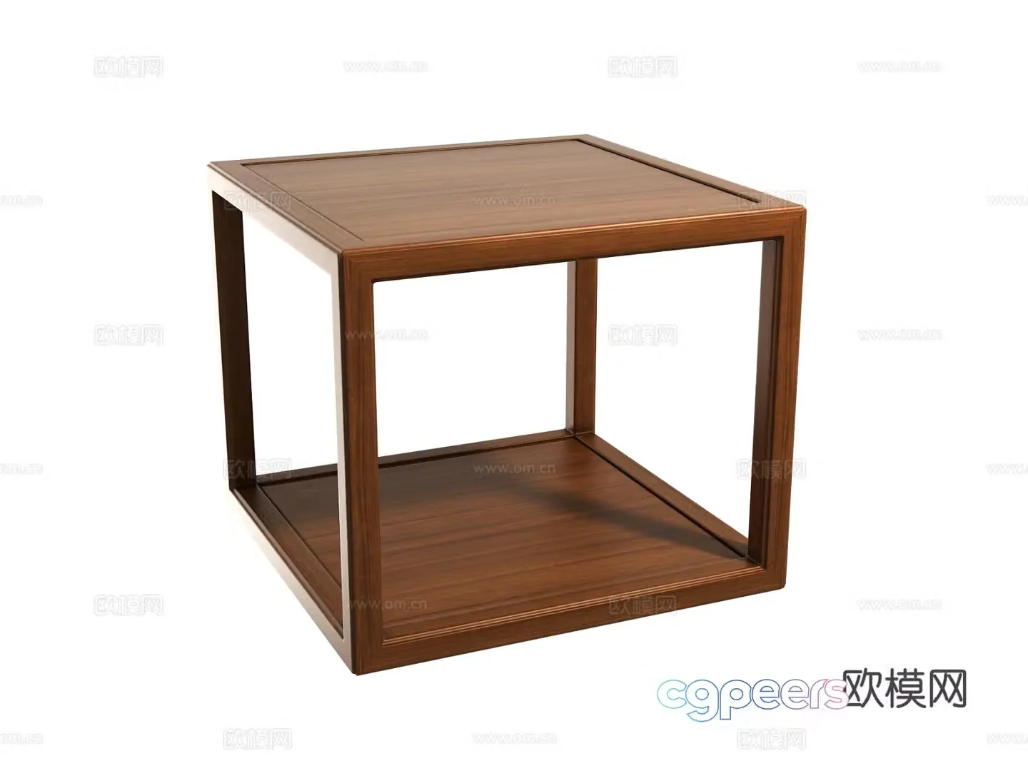New Chinese side table angle table 3D model