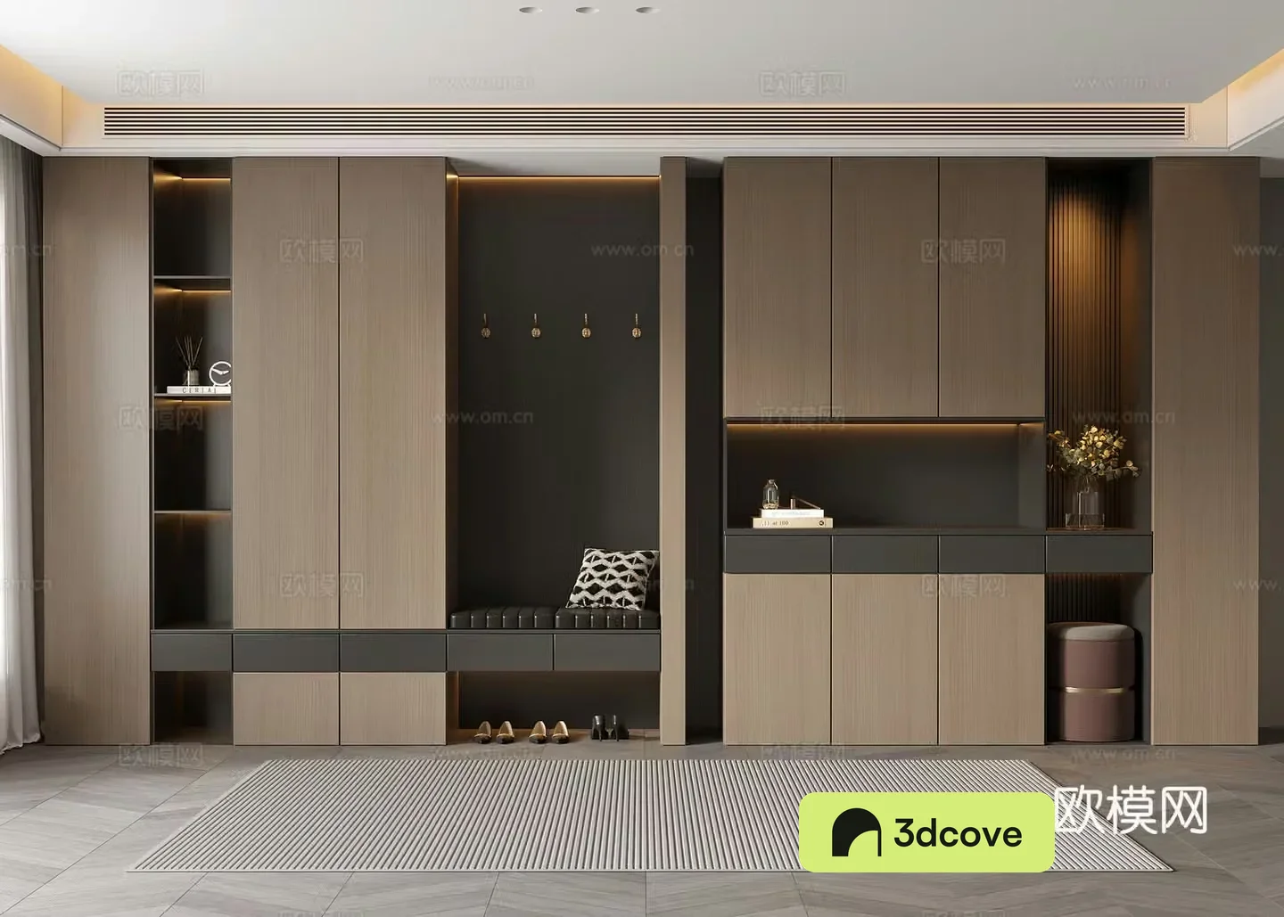 Italian shoe cabinet