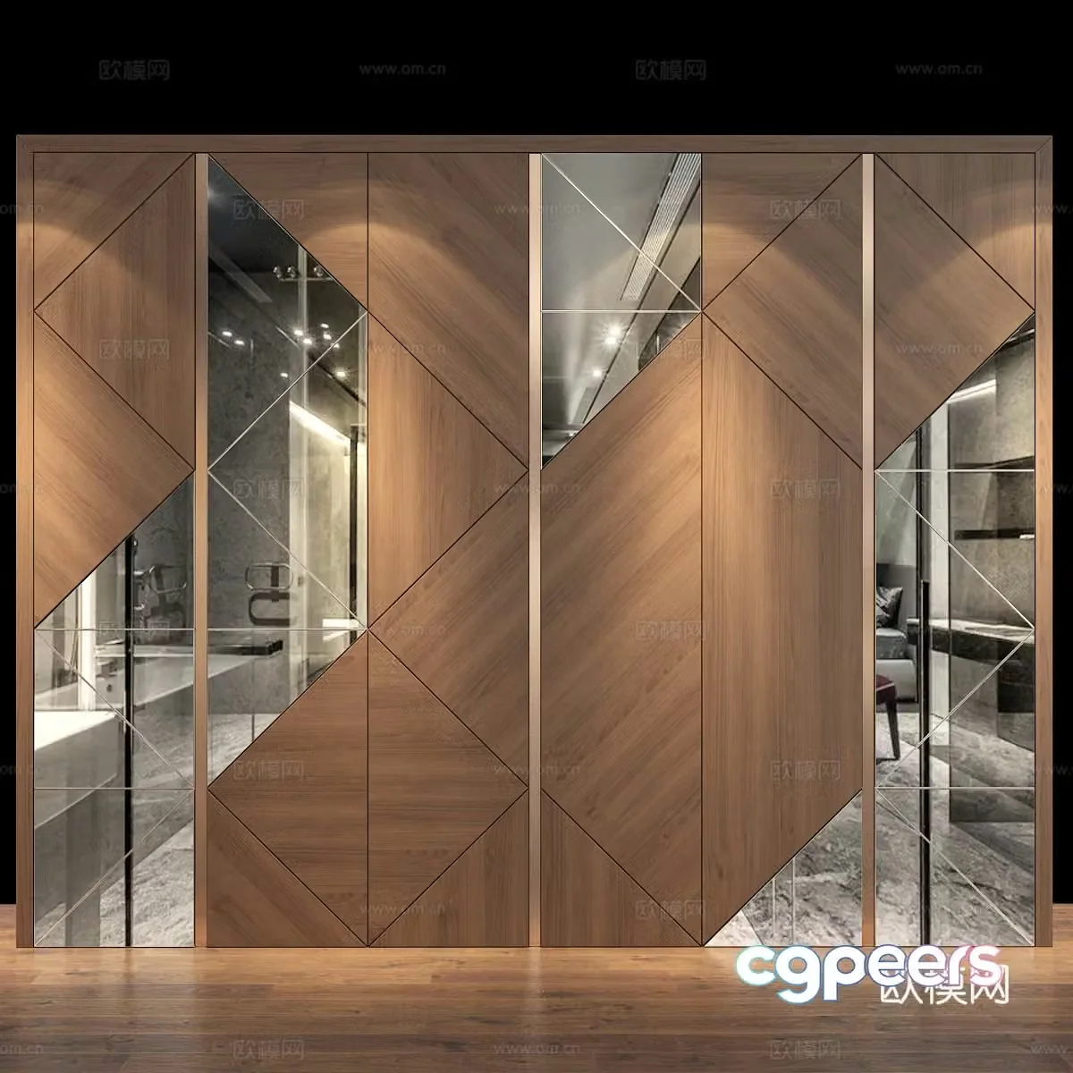 Wall panel 3d model