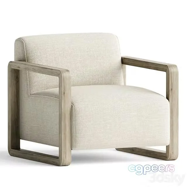 3ds Max Free – Arteriors Duran Accent Chair