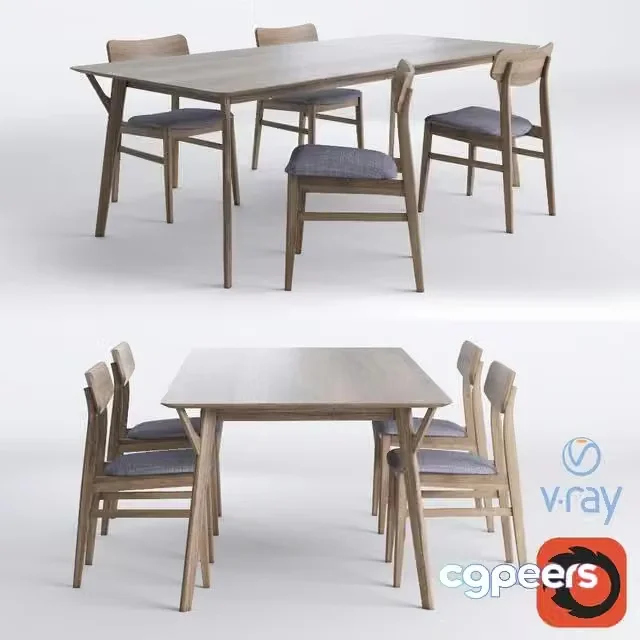 3ds Max Free – Miton – Chair &Table