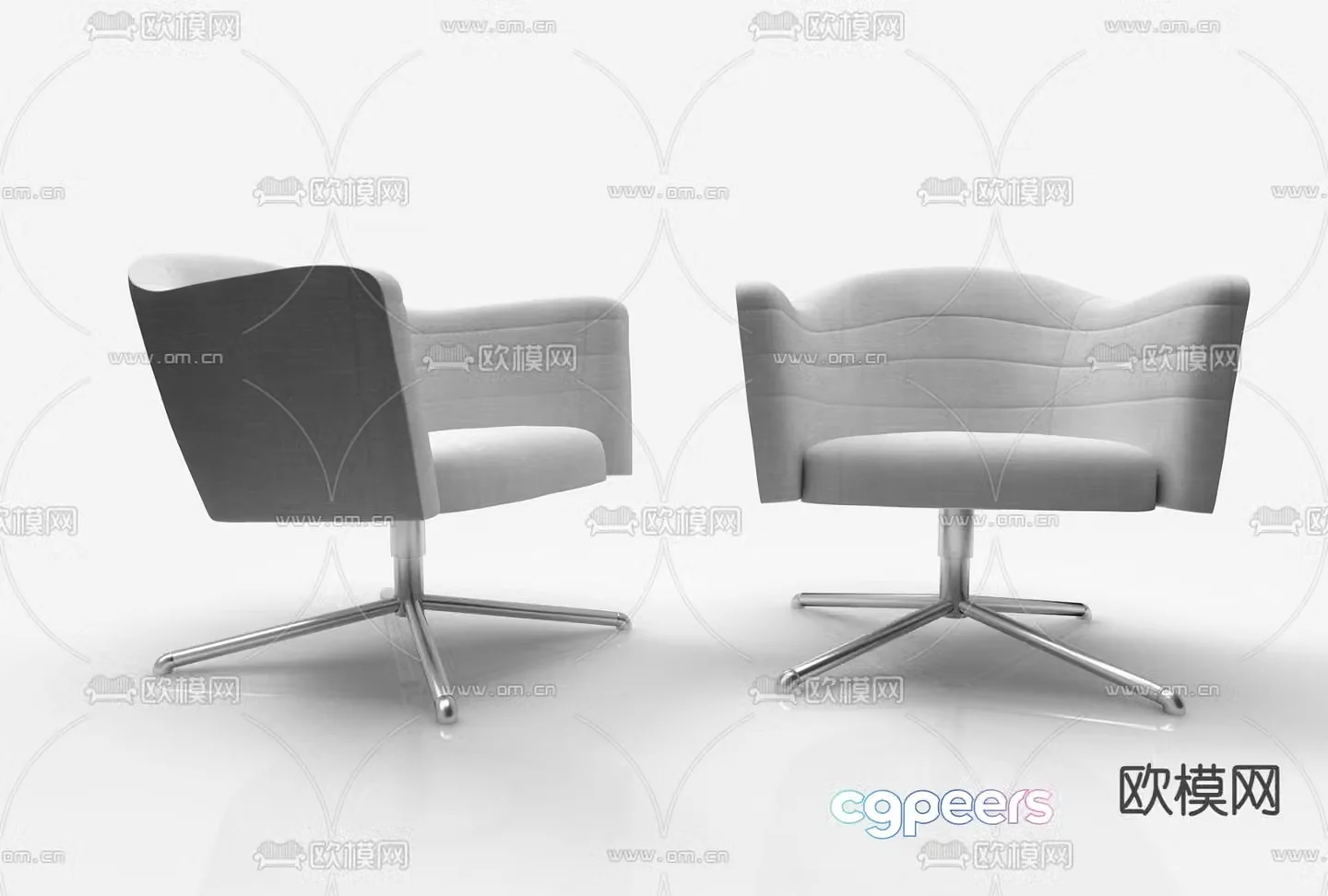 Class chair office chair 3d model