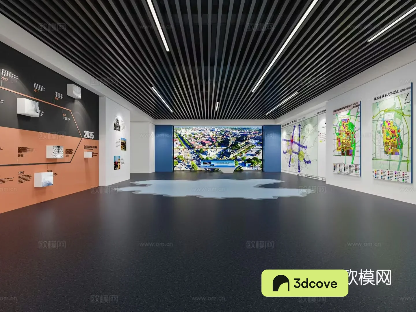 Technology style Exhibition hall digital exhibition hall
