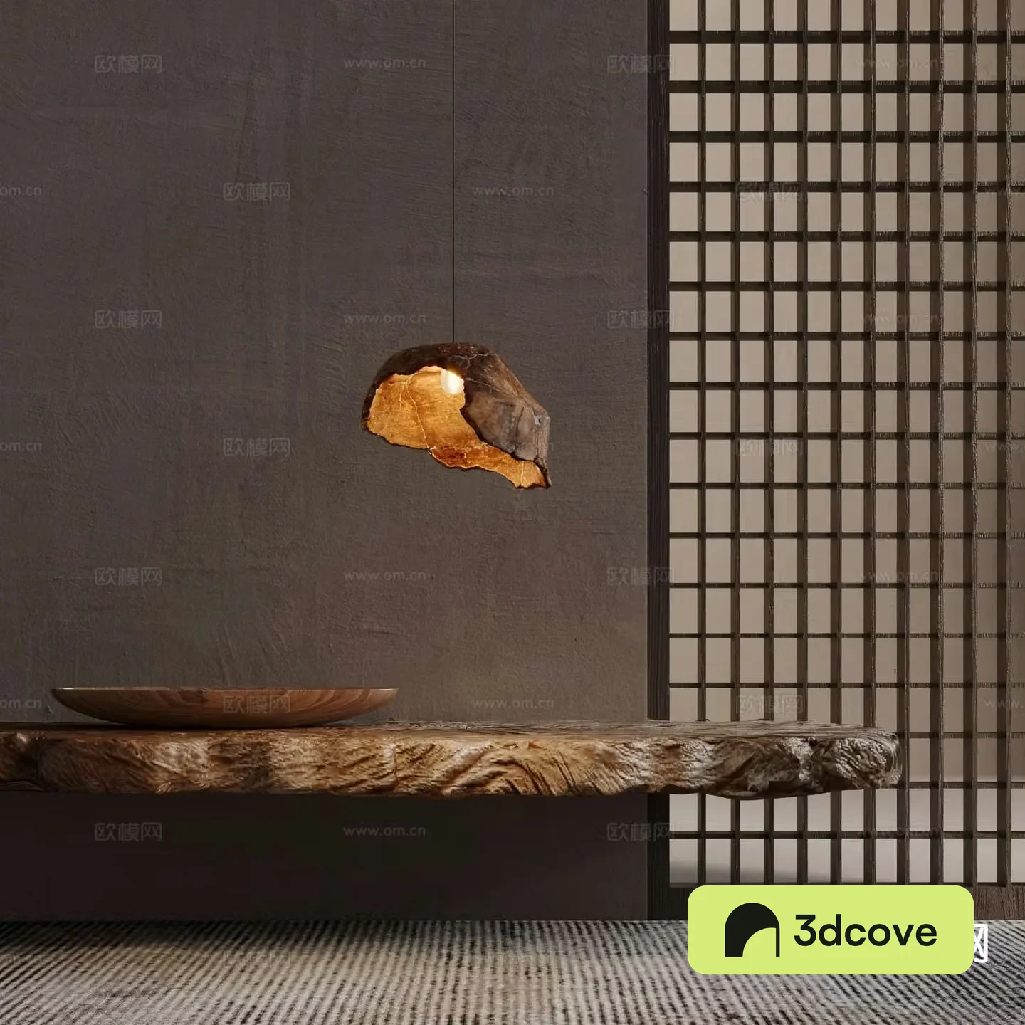 Wasabi Chandelier Tile Chandelier 3D Model