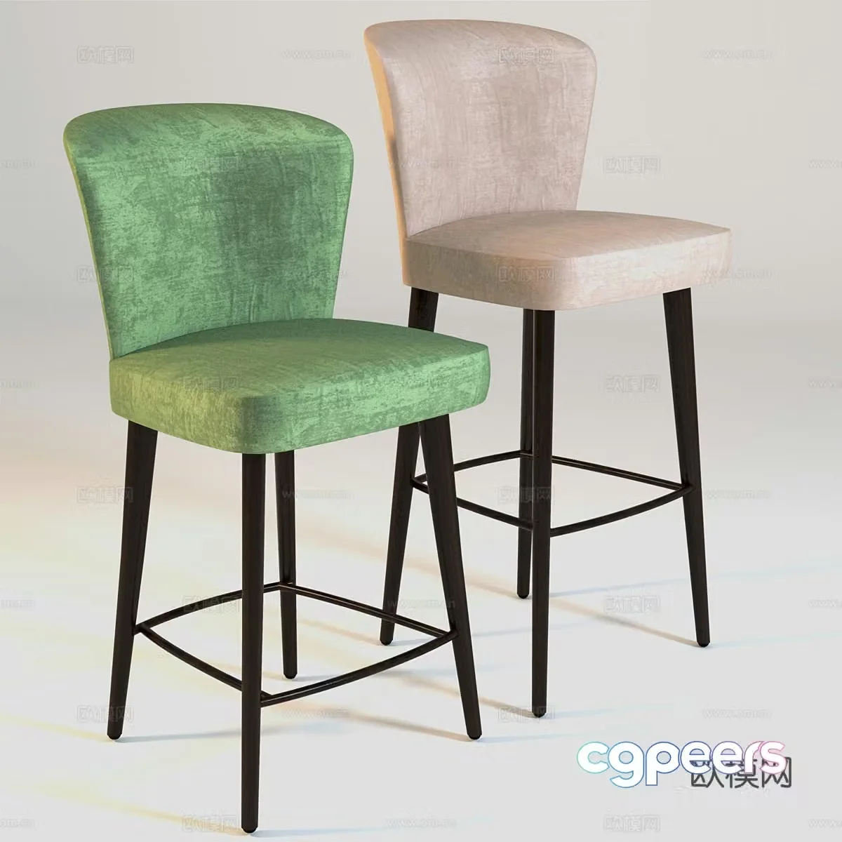 Minotti ASTON barrest 3d model