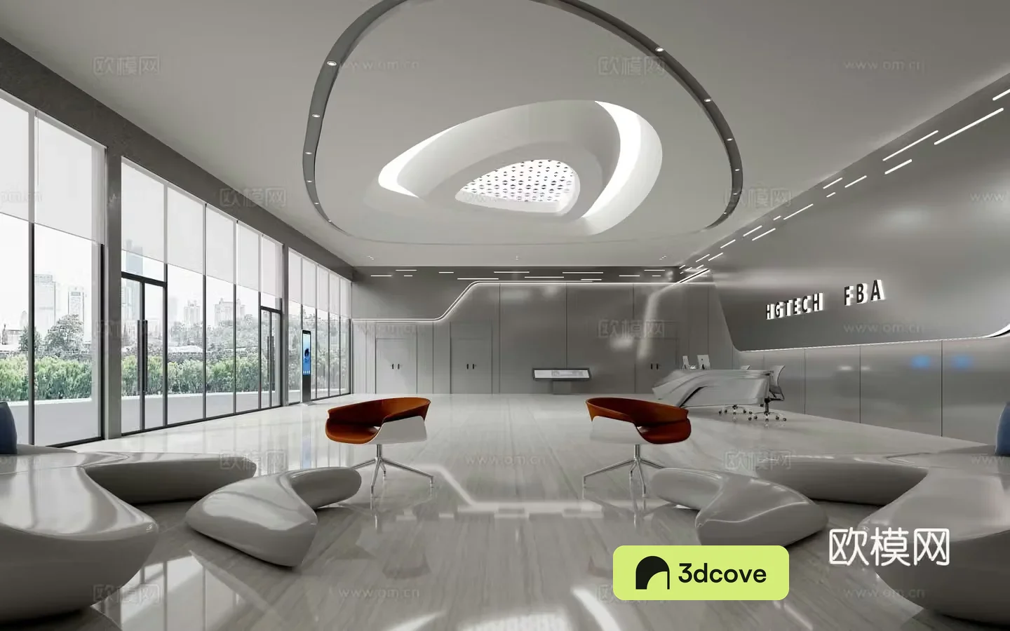 Modern reception hall