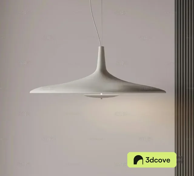Modern White Light Fixture