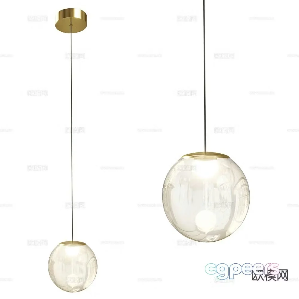 Maxlight bedside chandelier 3d model