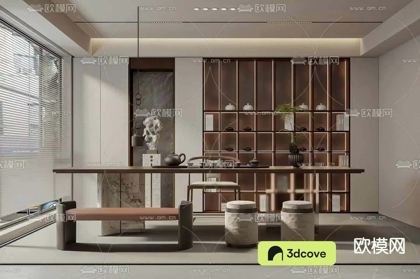 New Chinese tea room