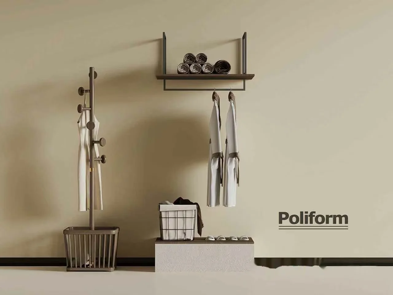 Modern Coat Rack 3D Model – 4263 – VRAY Render
