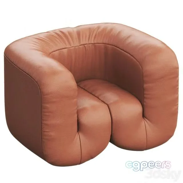 3ds Max Free – DS-707 Leather armchair By de Sede