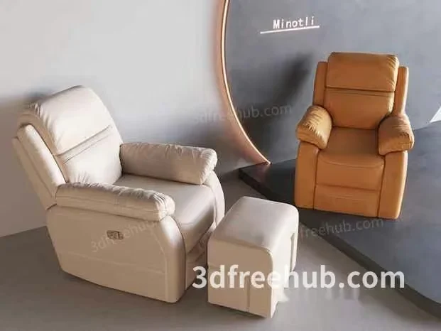 Modern Living Room 3D Model – 18993 – VRAY Render