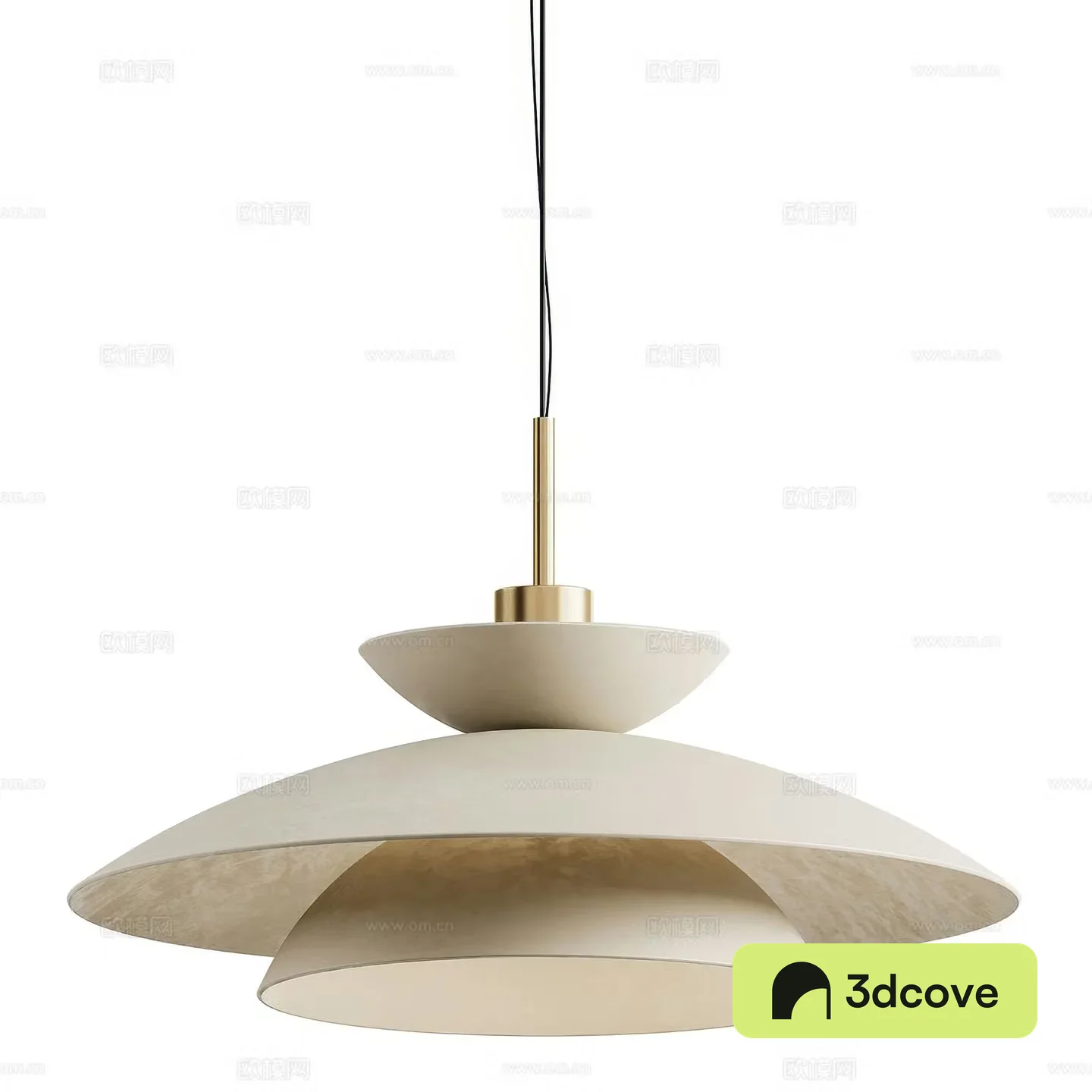Modern lampshade chandelier