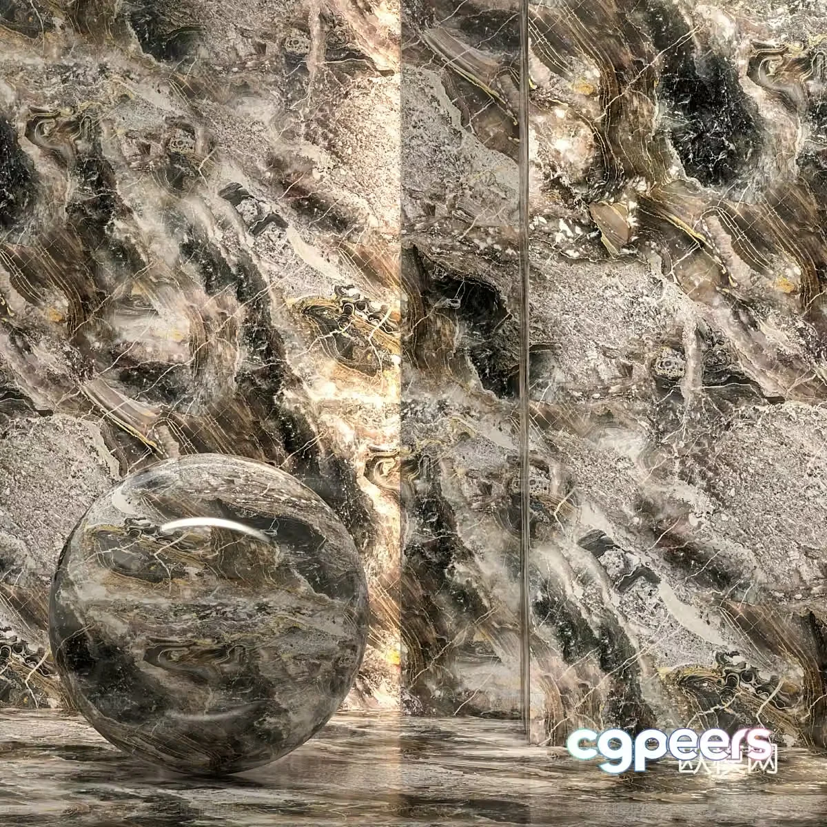 marble tiles floor tiles 3d model