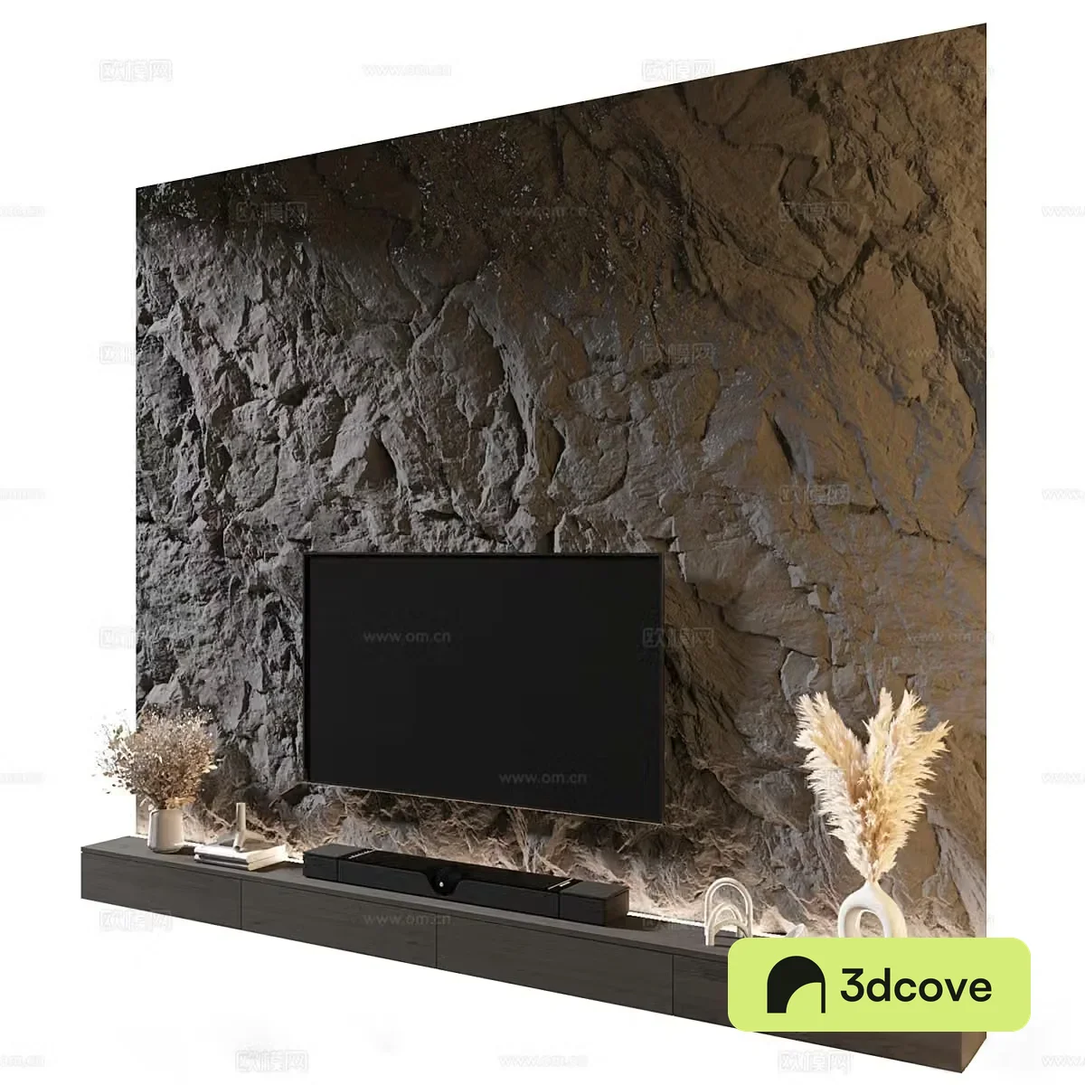 Modern background wall TV background
