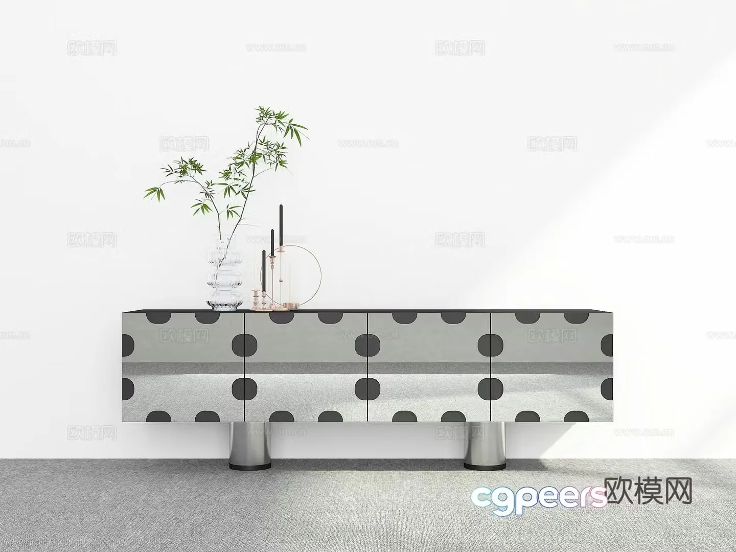 Modern TV cabinet 3d model