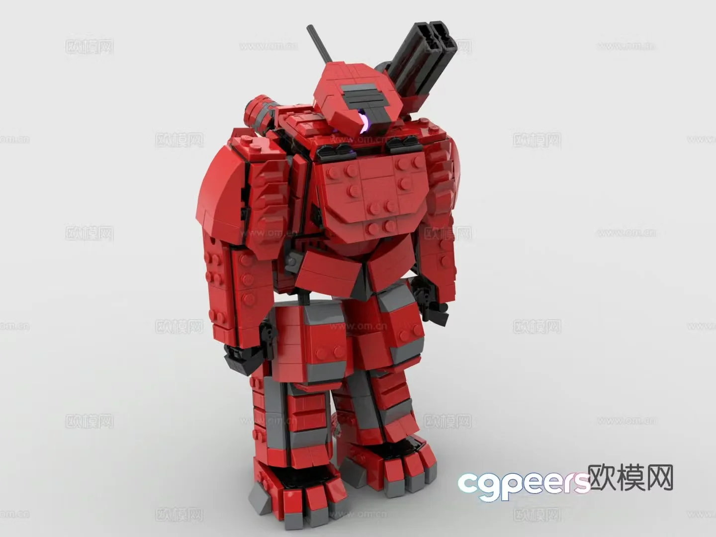 Lego LEGO toys building blocks battle robot gundam 3d model