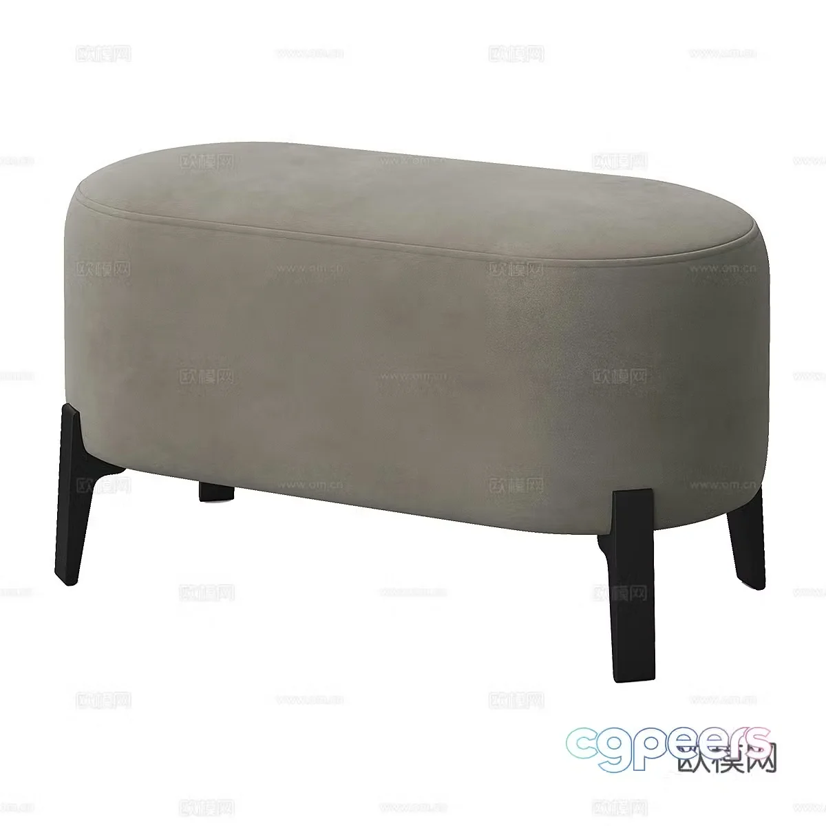 Modern low stool sofa stool stool 3d model