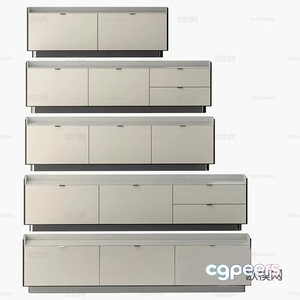 Cabinet TV Cabinet Finished Cabinet Low Cabinet 3D Model
