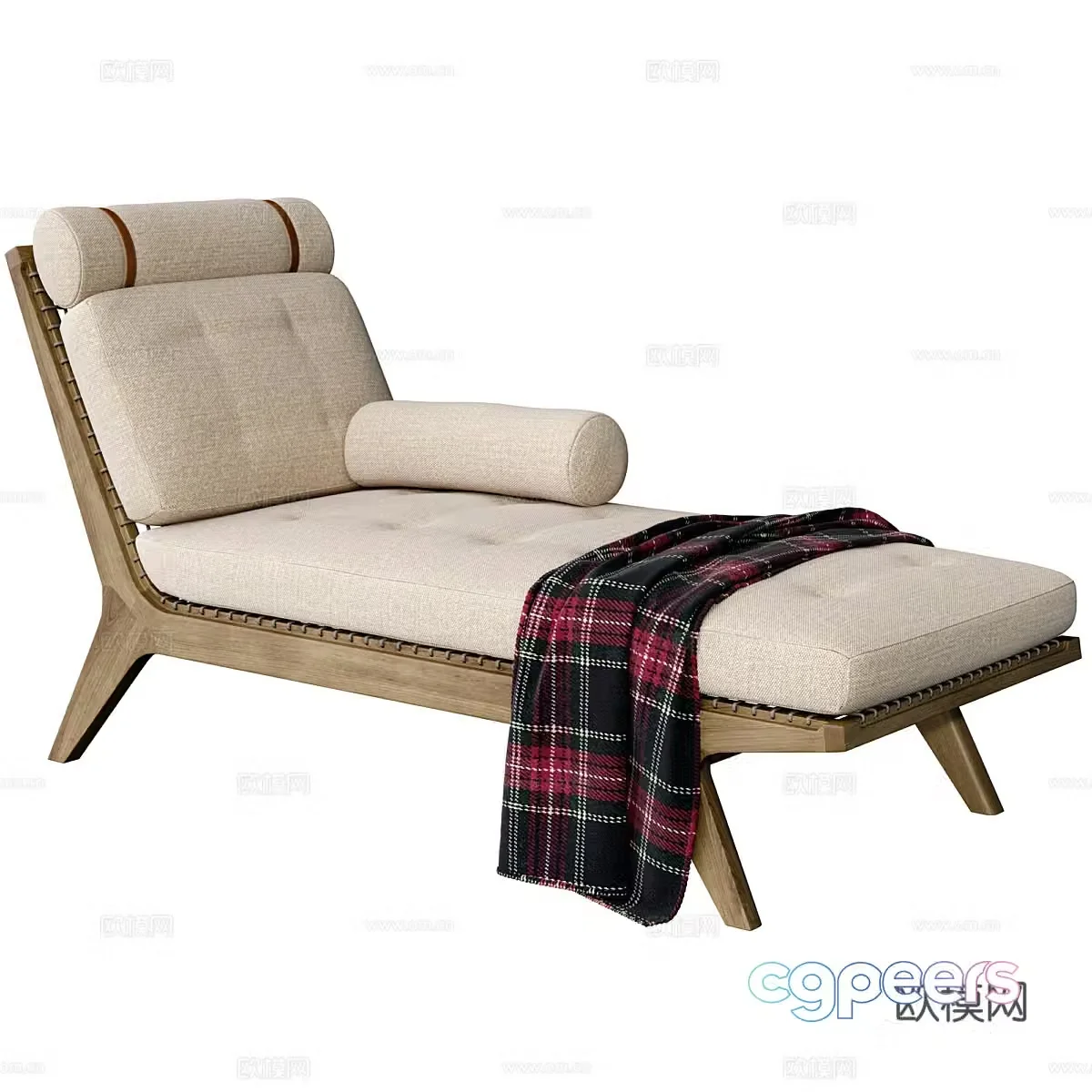 Single bed 3d model
