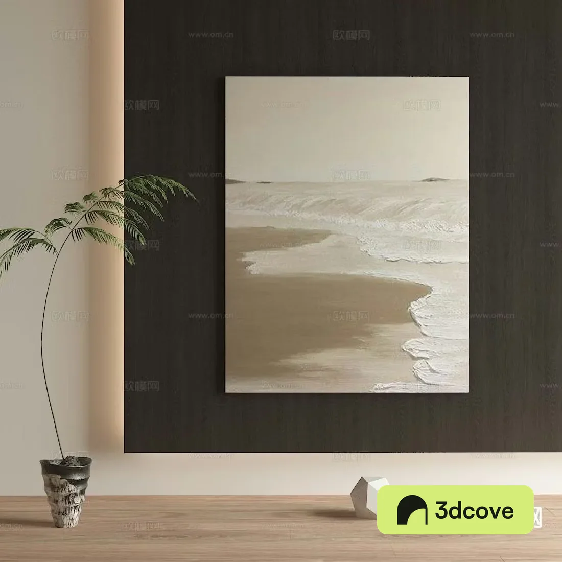 Wabi-sabi painting texture painting decorative painting hanging painting