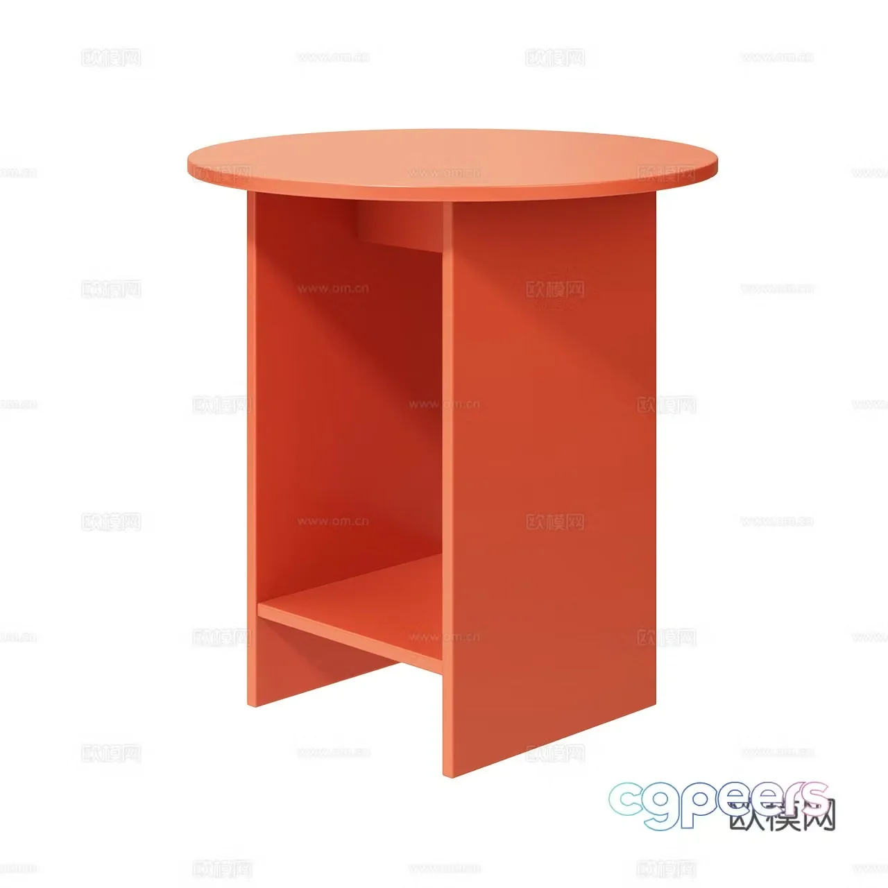 e15 minimalist side table round side table Nordic side table bedside table bedside table 3D model