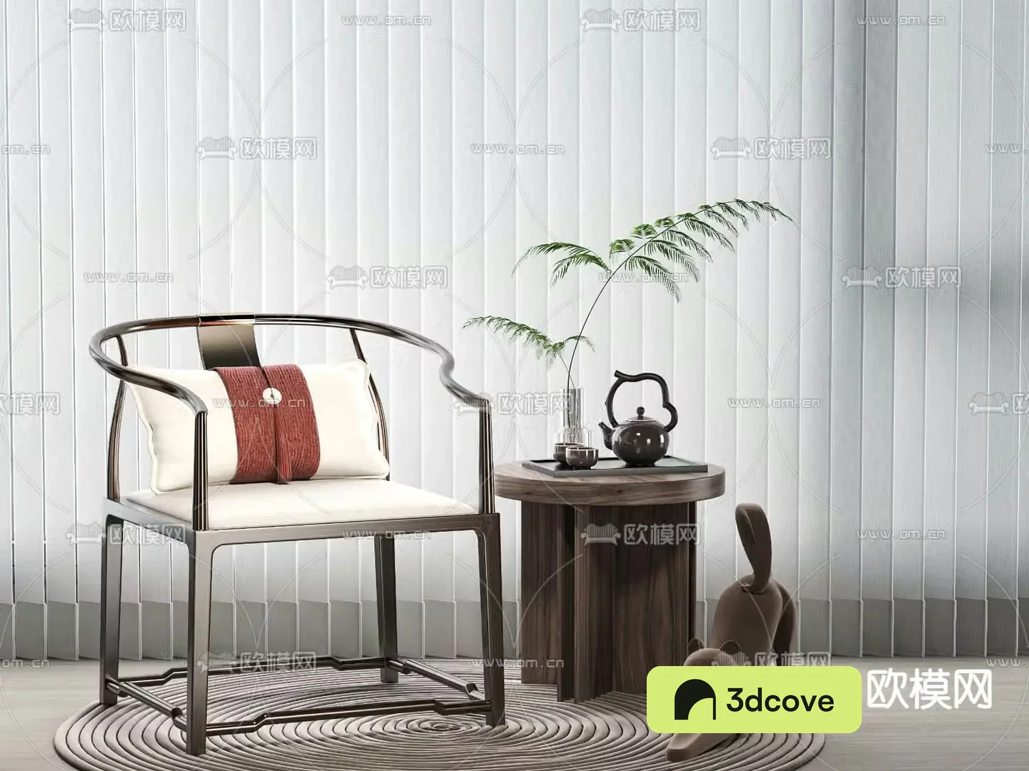 New Chinese style chair armchair