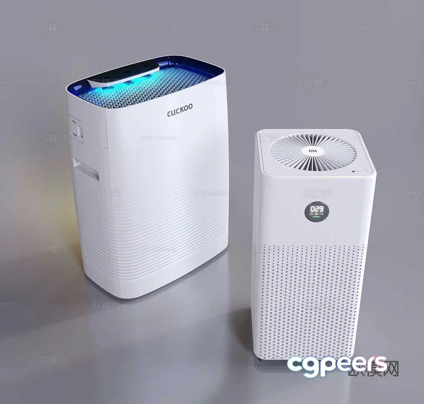 Modern air purifier air purifier household appliances 3d model
