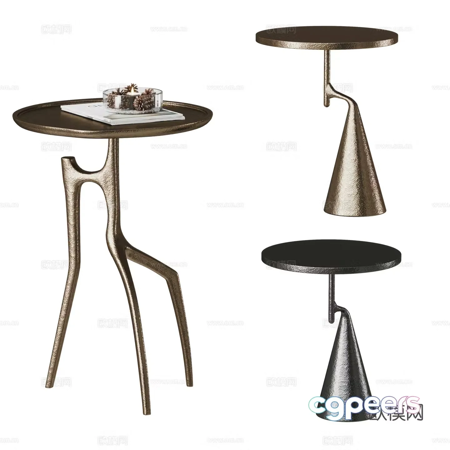 Modern side combination 3D model