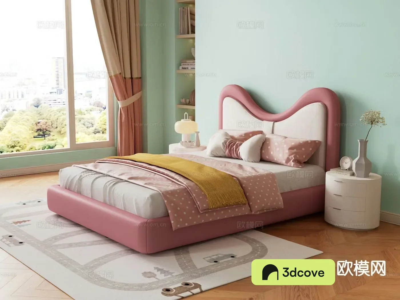 Cartoon children’s bed